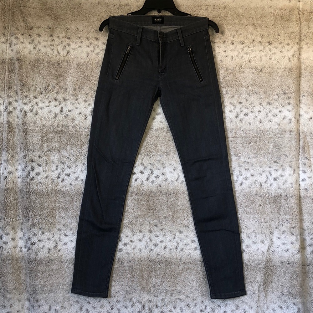 Hudson Charlotte skinny jean with zipper detail